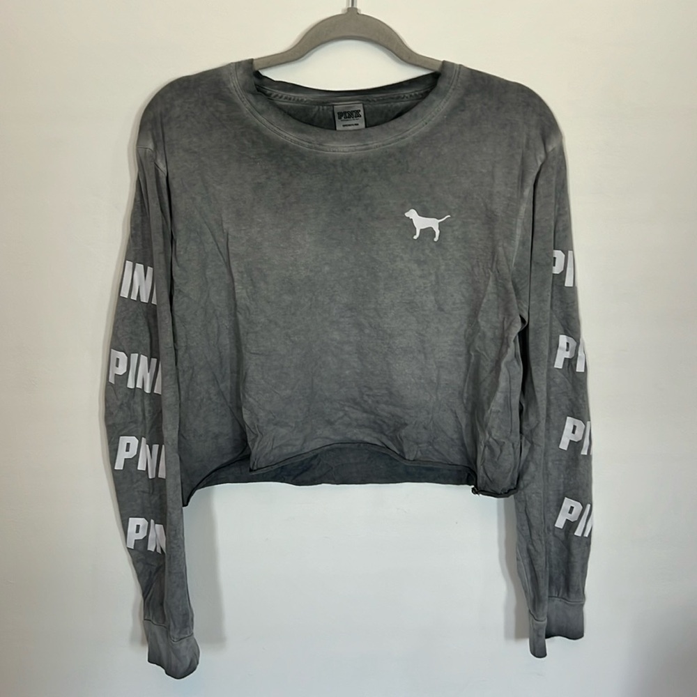 PINK cropped long sleeve